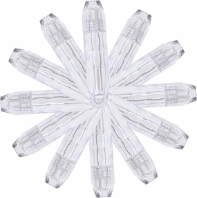 15pcs Transparent Lip Gloss Tube Shaped Empty Bottles Portable DIY Cosmetic Packing Container for Travel and Storage