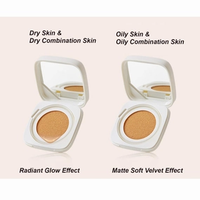 1 PC SOCORSKIN Cloud Cushion Foundation Cream, Nourishing Air Cushion BB Foundation Cream, Moisturizing Long Lasting Air Cushion Foundation Cream (Oily Skin Y01, With Refill)