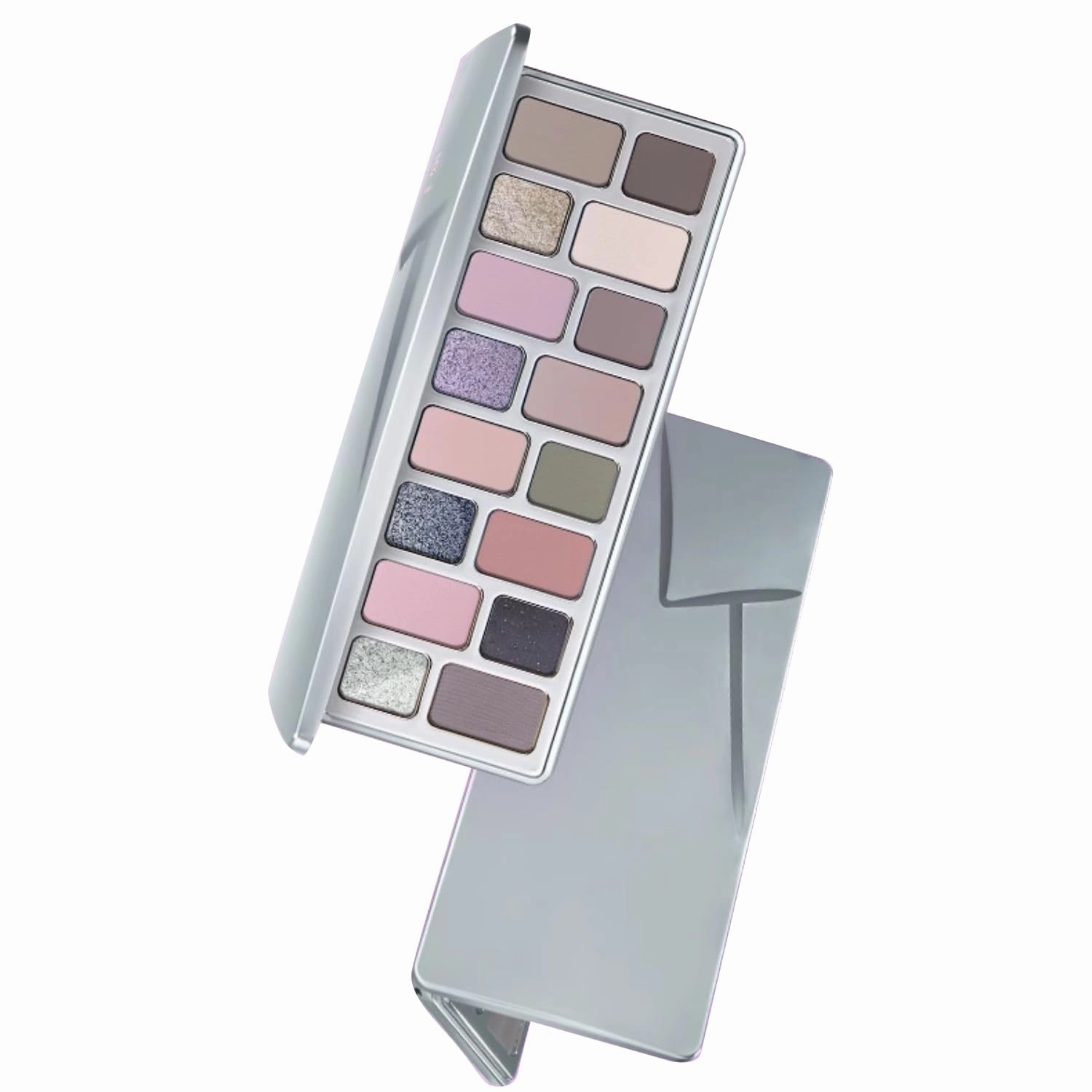 1PC Qianyan 16/24 Colors Eyeshadow Palette, QianYan Eyeshadow Multichrome Shimmer Matte Facial Highlighter Eyeshadow Palette (TouXin, 16 Colors)