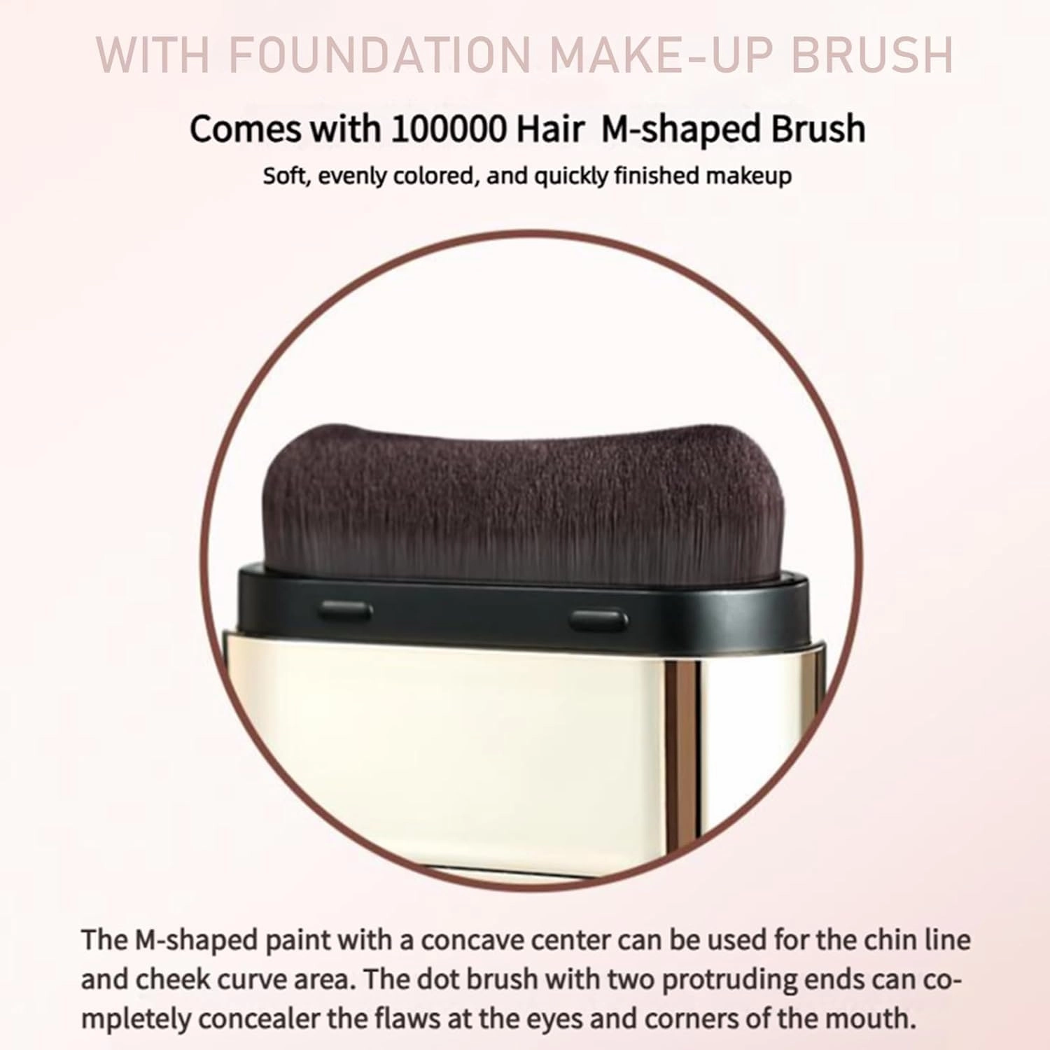 2025 NEW Vivien Beauty Foundation Stick - Vivien Beauty, 2 in 1 Vivienbeauty Foundation, Vivien Foundation Stick, Hydrating Lightweight Foundation Stick with Brush For All Skin Types (#01, 1pc)
