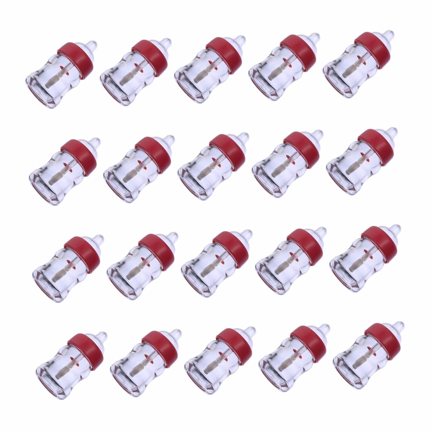 20pcs Mini Clear Empty Lip Gloss Tubes Refillable Lip Balm Containers for Cosmetic Samples Safe Design for Travel and Daily Use for Oil and Gloss