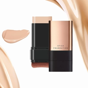 2 in 1- Luxury Anti-Wrinkle Foundation Stick, Korean Foundation Stick with Brush, Korea Flawless Eraser Foundation Stick, Korean Foundation Stick, Foundation Stick Korean(02,2)
