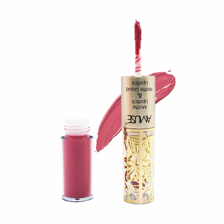 2 in 1 Matte Lipstick & Liquid Lipstick Duo by Amuse Cosmetics (5)