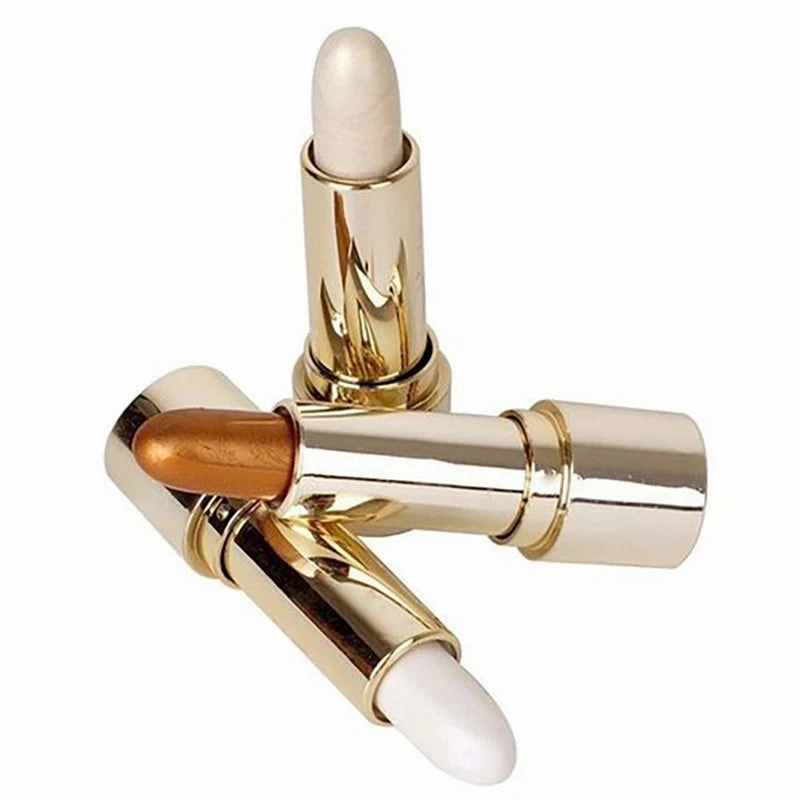 3 Colors 3D Face Brighten Highlighter Bar Cosmetic Face Contour Bronzer Shimmer