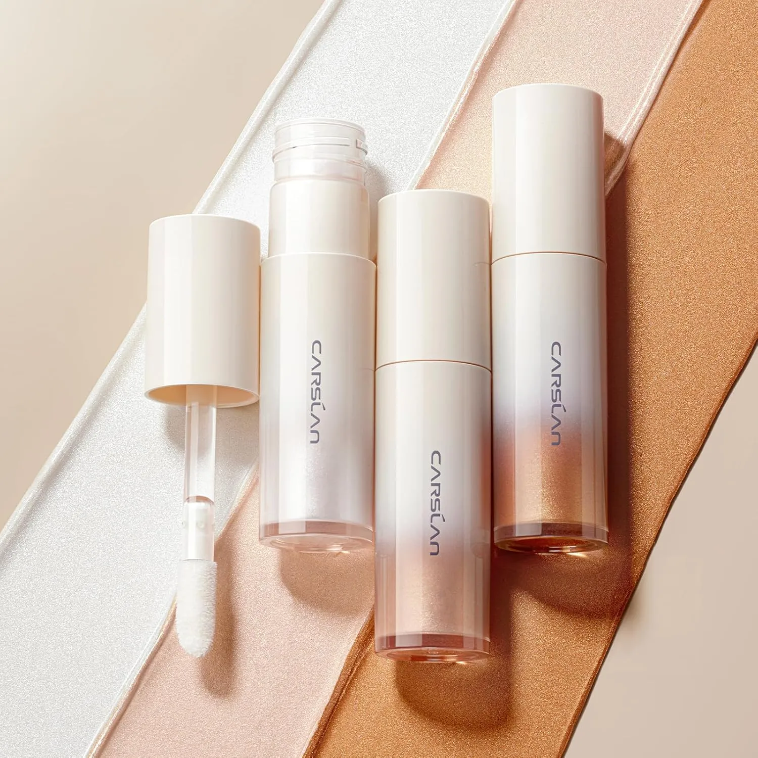 3D Liquid Highlighter Makeup, Shimmer, Glowing Contour Stick, Smooth & Lightweigh Face Illuminator, Moisturizing, Blendable Cream Highlighter Dewy Finish, 01 Silver Crystal