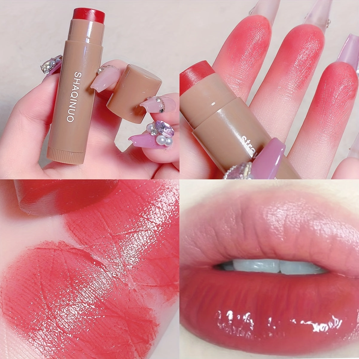 3pcs Set Moisturizing Tinted Lip Balm Korean Makeup