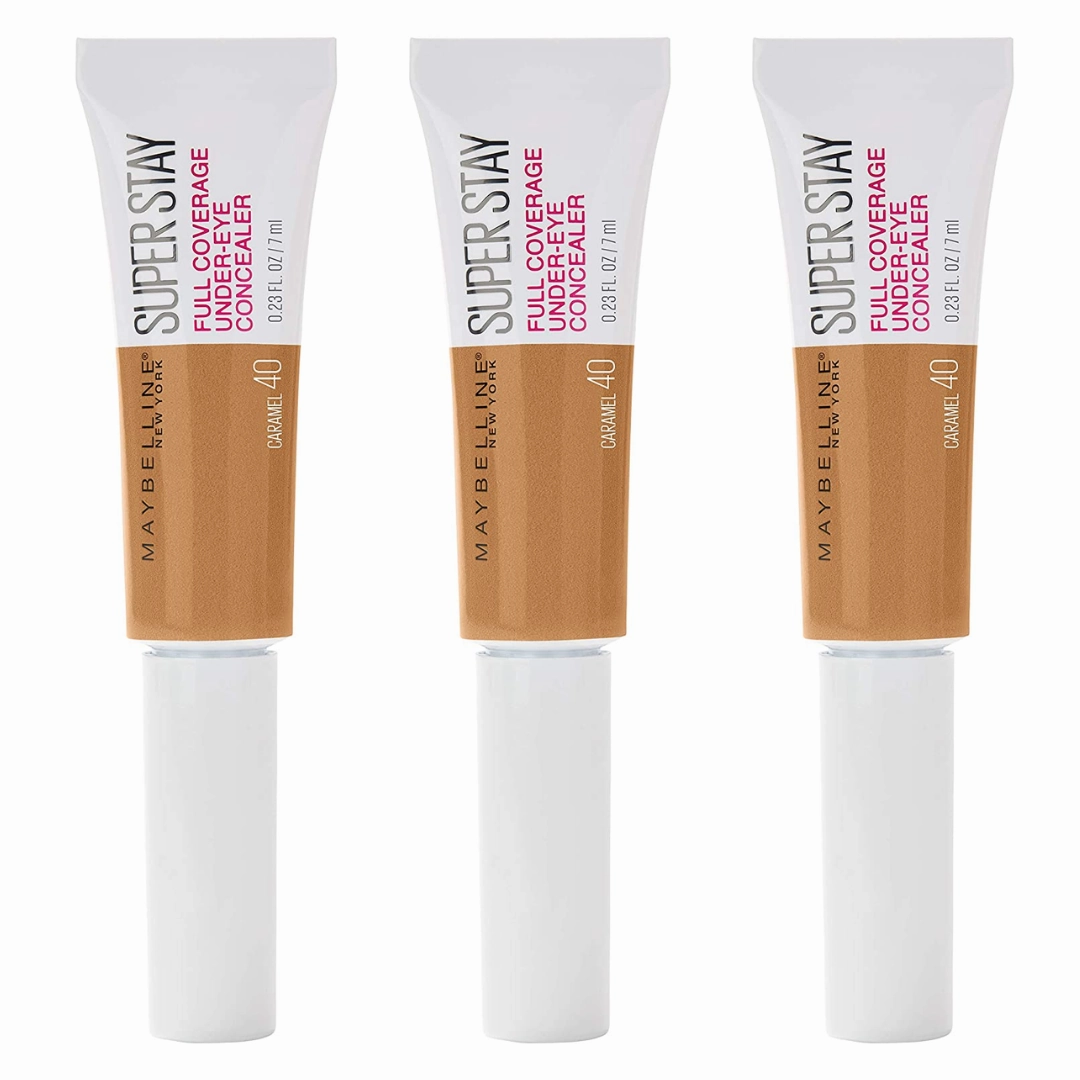 3x Maybelline Superstay Full Coverage Under Eye Liquid Concealer - Caramel 40