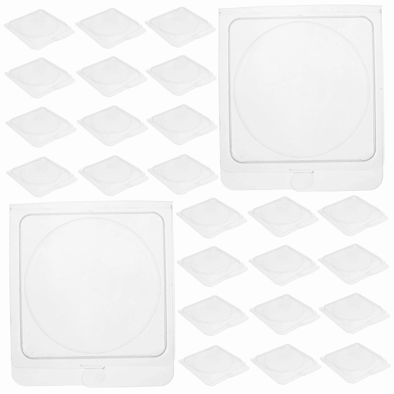 40pcs Empty Makeup Tray DIY Blush and Highlighter Box Durable Cosmetic Container for Custom Eyeshadow and Powder for Crafting and Personalization