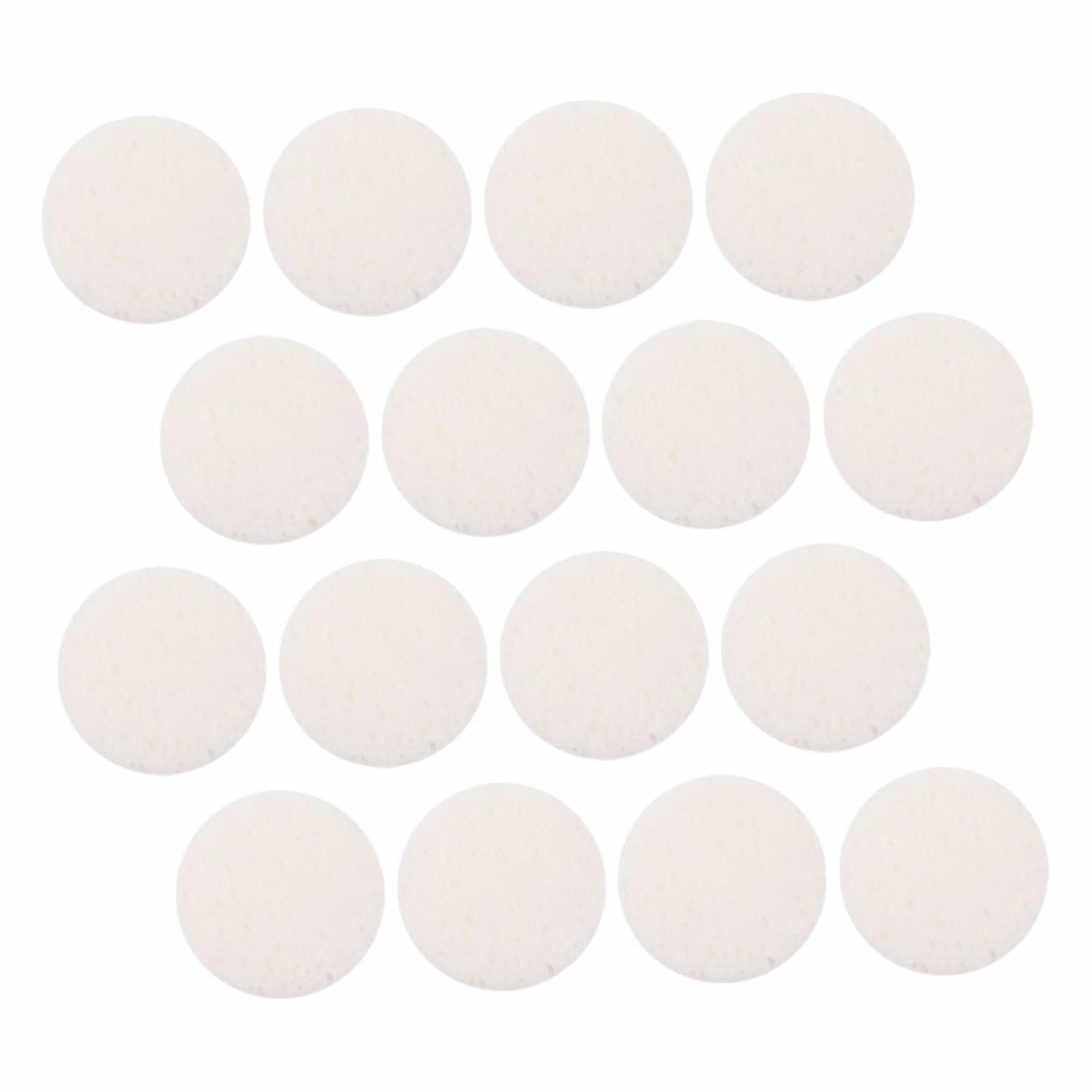 40pcs Makeup Applicators Rounded Face Cleaning Pads Compact Soft Comfortable for Cosmetic Application for Powder Makeup Removal