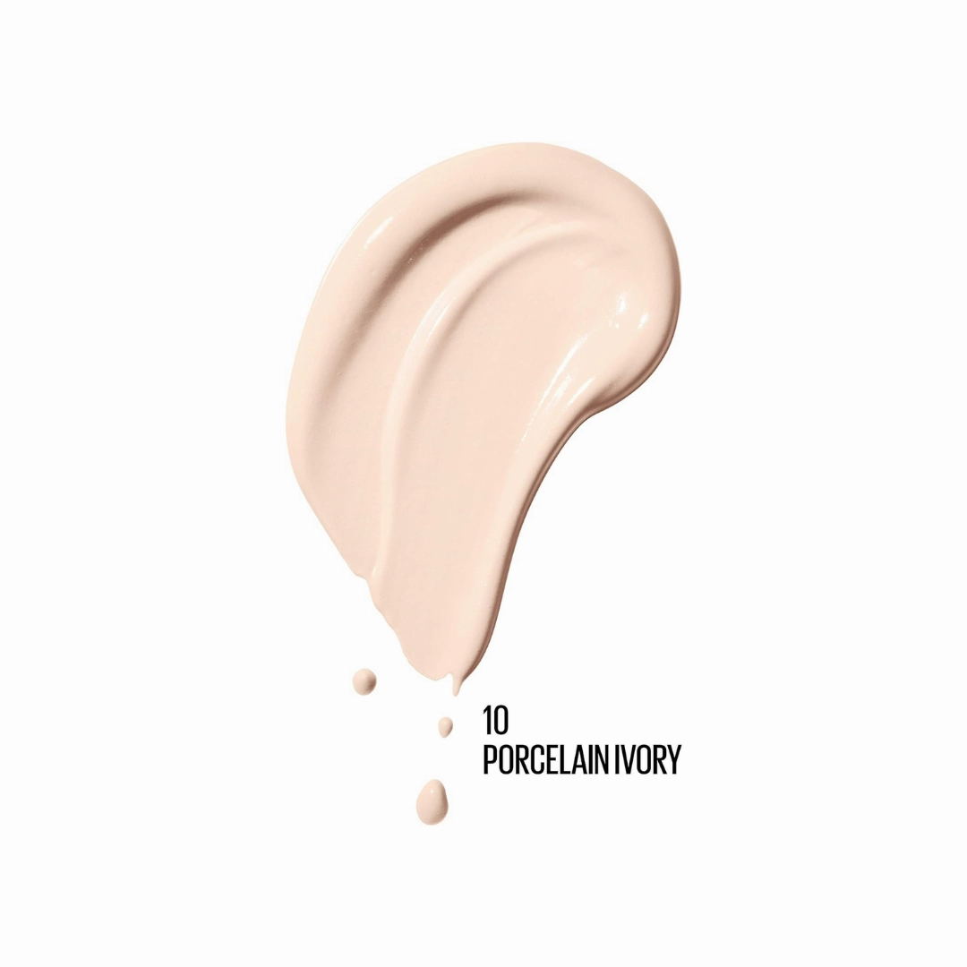 4 x Maybelline Dream Radiant Liquid Foundation 30ml 10 Porcelain Ivory (Carded)