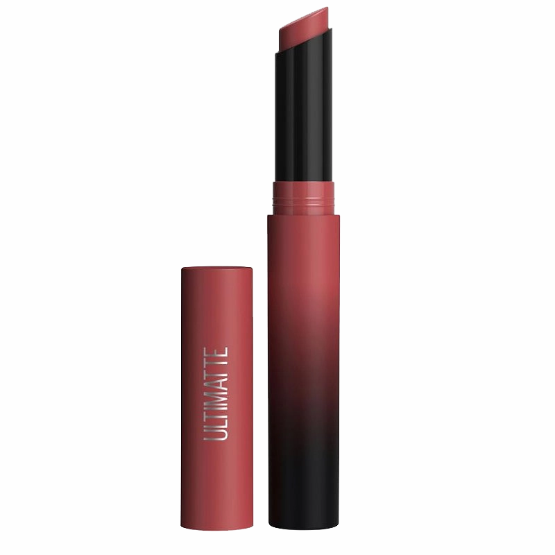 4x Maybelline Color Sensational Ultimatte Matte Slim Lipstick 988 More Blaze