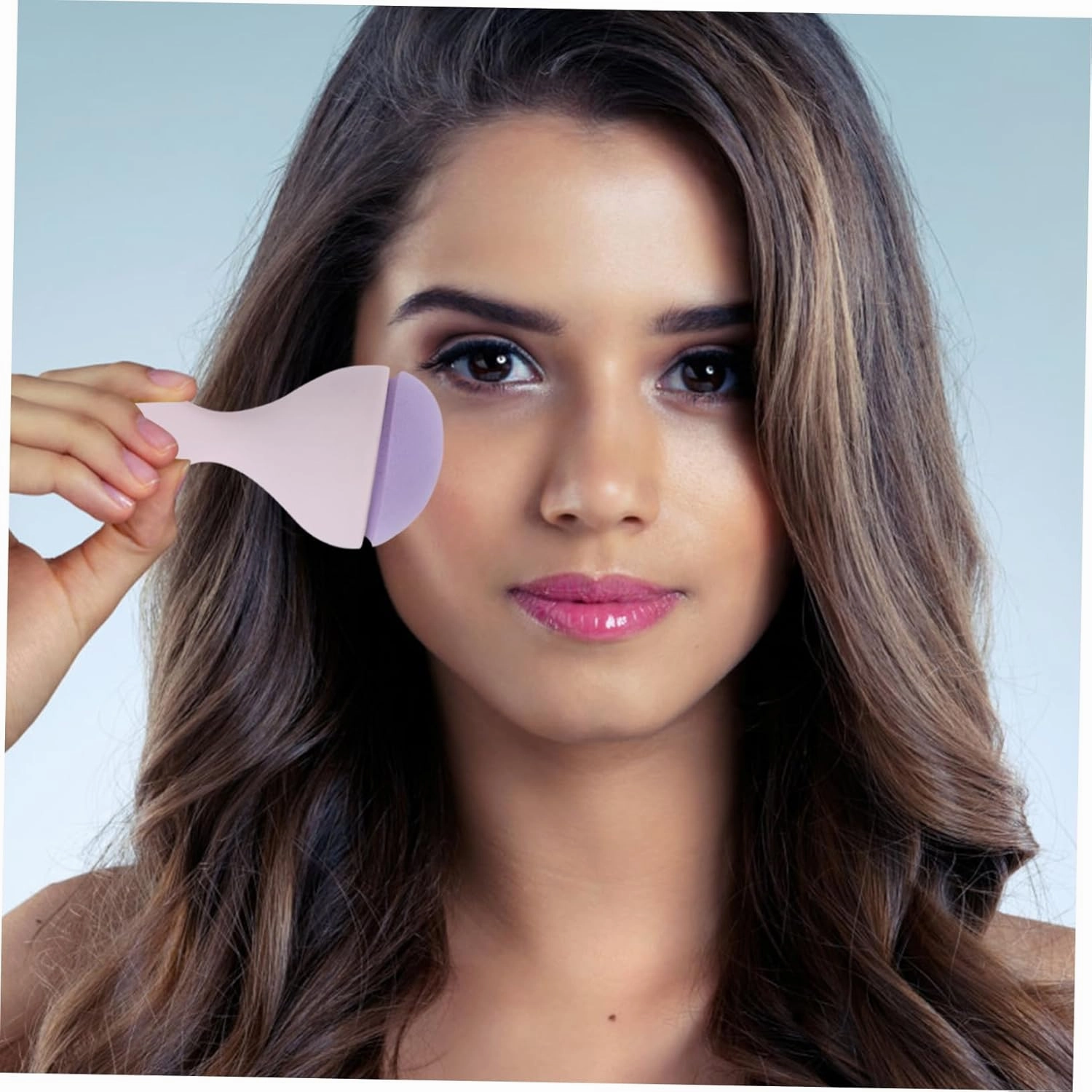 5sets Comfortable Makeup Tools Mermaid Design Beauty Sponges Dry Wet Powder for Face 2pcs*5