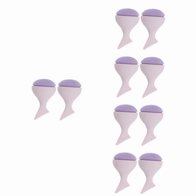 5sets Comfortable Makeup Tools Mermaid Design Beauty Sponges Dry Wet Powder for Face 2pcs*5