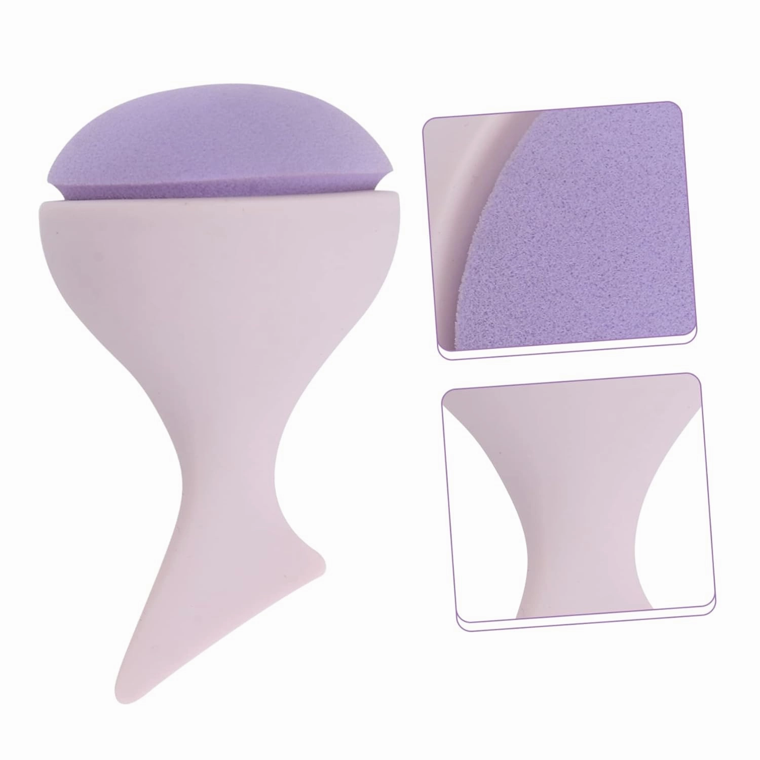 5sets Comfortable Makeup Tools Mermaid Design Beauty Sponges Dry Wet Powder for Face 2pcs*5