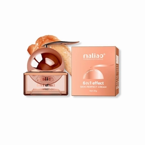 6-in-1 Effect Skin Perfect Cream | BB & CC Cream Hybrid | Brightening | Hydrating | Pore Minimizing | Lightweight Foundation | All-in-One Makeup Base | 30g