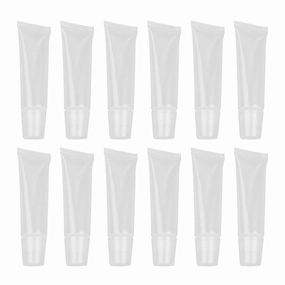 80 Pcs clear container reusable containers Makeup storage containers Cosmetic subpackaging mini containers clear lipgloss clear lip balm lip gloss balm container Portable Bottle