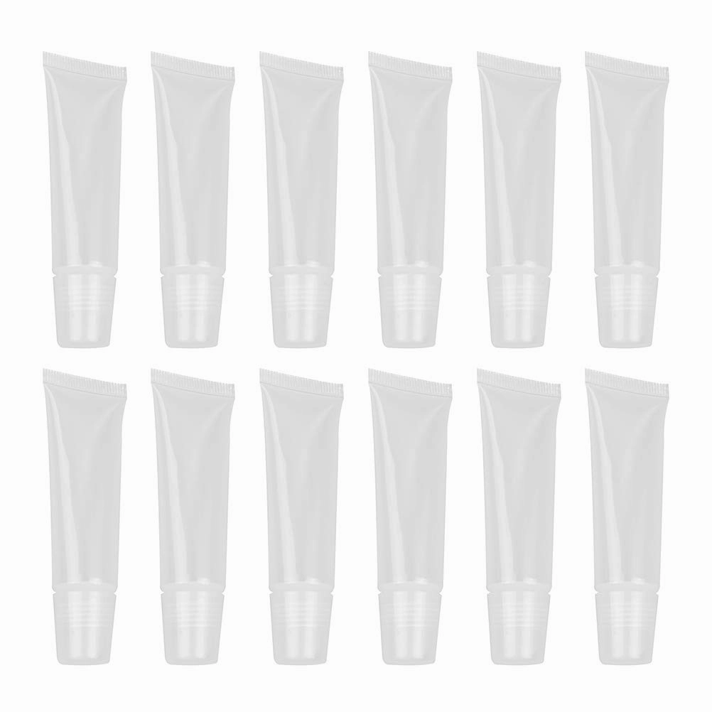 80 Pcs clear container reusable containers Makeup storage containers Cosmetic subpackaging mini containers clear lipgloss clear lip balm lip gloss balm container Portable Bottle