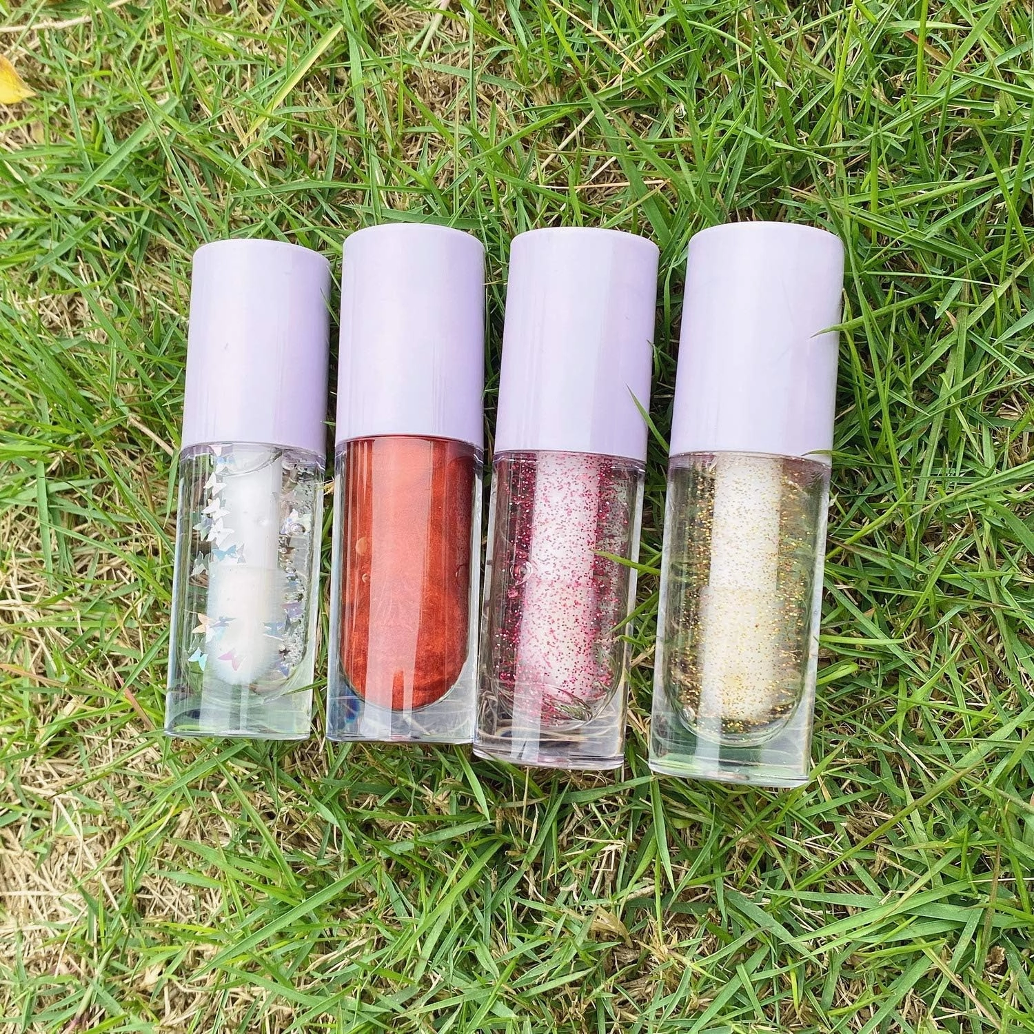 8 Pieces Lip Gloss Tubes with Wand Empty, 6.5ml Refillable Lip Gloss Bottles Mini Lip Balm Bottles Transparent Lip Gloss Containers with Rubber Stoppers for DIY Lipgloss