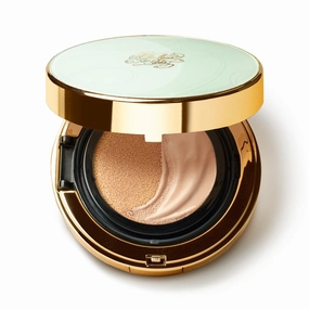 [CHALLANS de PARIS] Cushion de Lunar Excellence Cream Foundation - High Coverage, All-Day Wear, Lightweight Texture, Even Skin Tone, Hydrating Glow, All Skin Types, 0.53 oz (21 Bright Ivory, 0.53 oz)