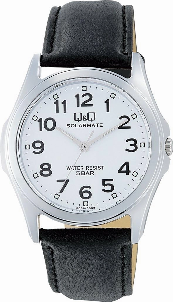 [Citizen kyu-andokyu-] Citizen Q & Q Watch SolarMate (so-ra-meito) Solar Powered Analog Display 5 ATM Waterproof White H008 – 304 Men's