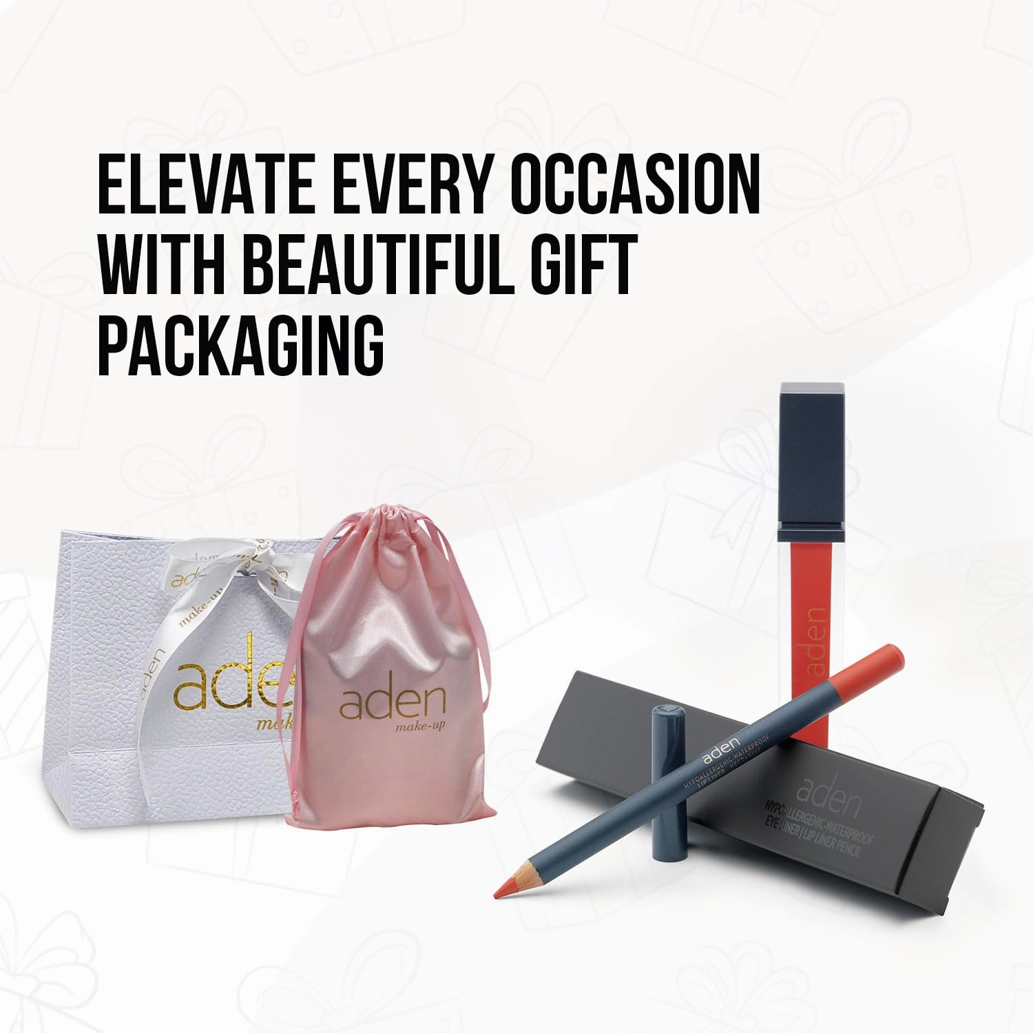 aden Matte Liquid Lipstick & Lip liner Pencil Set - 7ML - Highly Pigmented – Quick Drying - Long Duration with Hydration - Made in Italy (05 Shell)