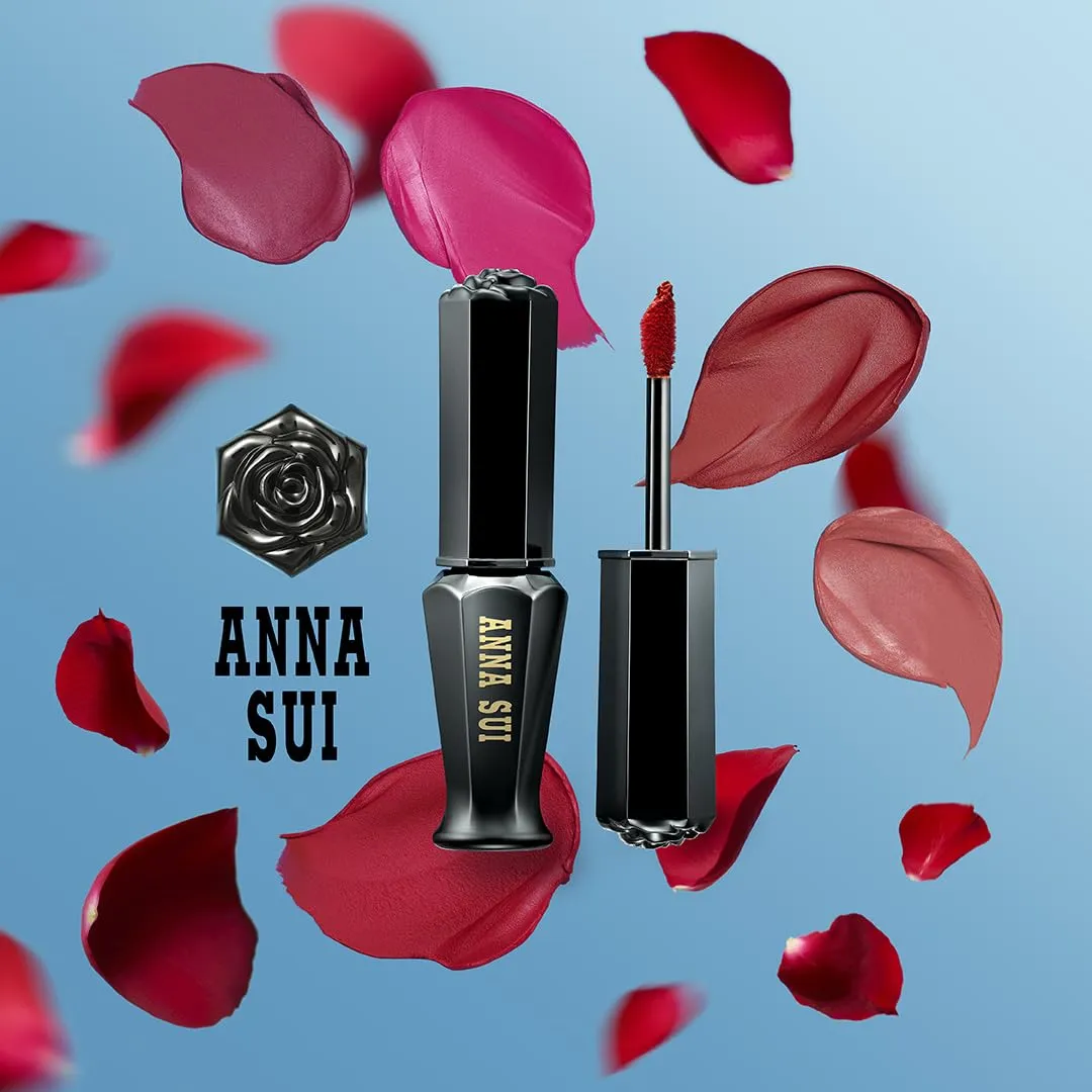 ANNA SUI Ever Lasting Rouge - Matte Finish Lipstick, Vibrant Color, No Smudging, Long-Lasting Wear, 0.24 oz