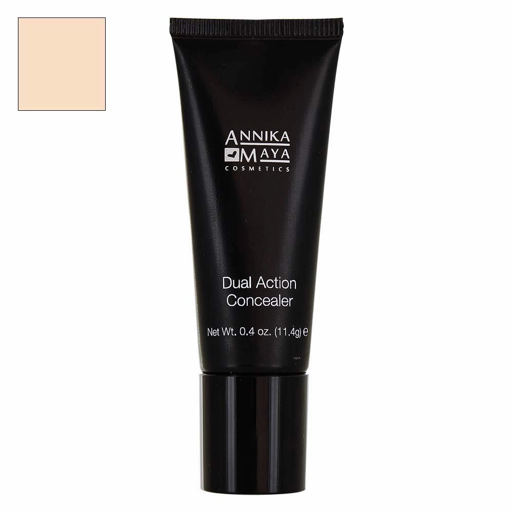Annika Maya Dual Action Undereye Concealer for Neutralizing Dark Circles (Light)