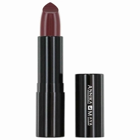 Annika Maya Luxury Matte Creamy Lipstick, Fragrance Free, Made in the USA (Curtain Call)