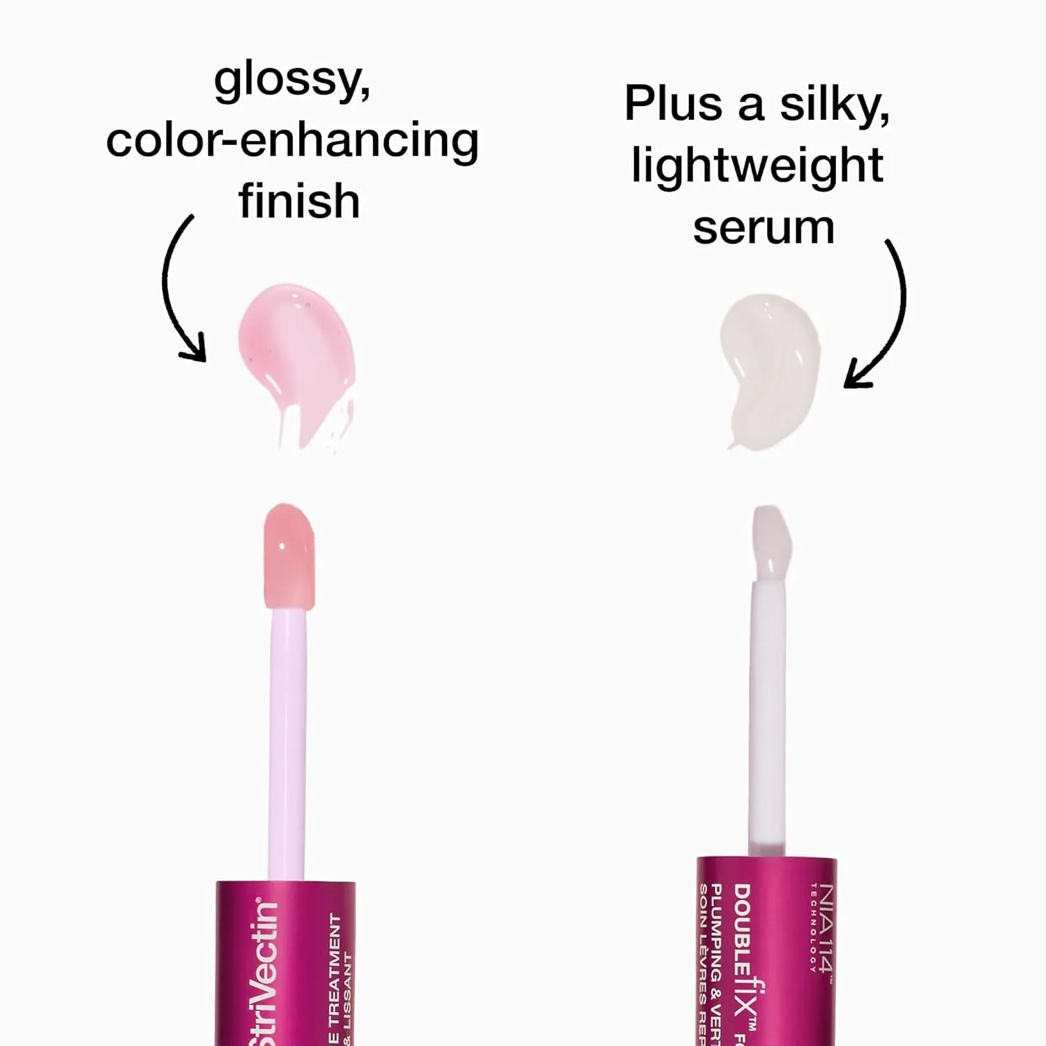 Anti-Wrinkle Double Fix for Lips Plump and Smooth Vertical Lines, Hydrating Two-In-One Treatment, 0.16 Fl O