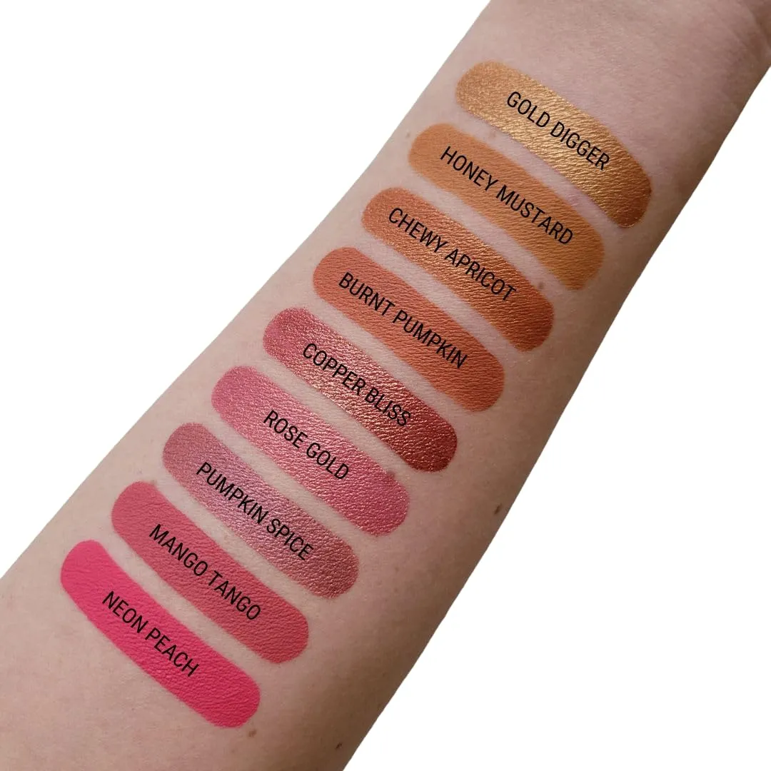 Aromi Matte Liquid Lipstick | Golden Yellow Lip Color for Women, Long-lasting, Apricot Squash Shade, Vegan, Cruelty-free (Honey Mustard)