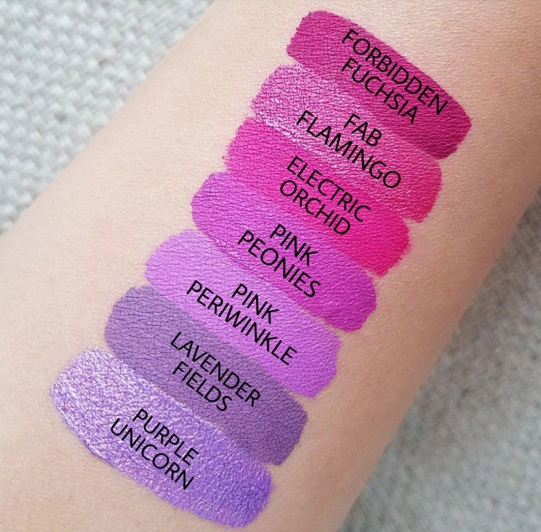 Aromi Lavender Matte Liquid Lipstick | Light Purple, Violet Lip Color for Women, Vegan, Long-Lasting, Handmade (Lavender Fields)