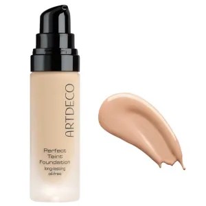 ARTDECO Perfect Teint Foundation - Natural N°35 - Lightweight Liquid Formula - Medium to Full Coverage - Without Mask-Like Effect - Conceals Imperfections - Vegan Makeup - Hyaluron - 0.67 Fl Oz