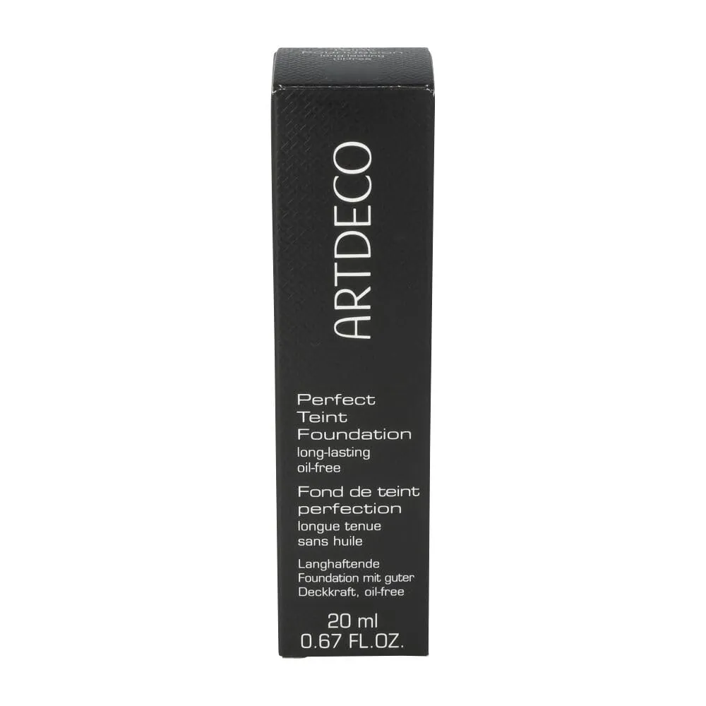 ARTDECO Perfect Teint Foundation - Natural N°35 - Lightweight Liquid Formula - Medium to Full Coverage - Without Mask-Like Effect - Conceals Imperfections - Vegan Makeup - Hyaluron - 0.67 Fl Oz