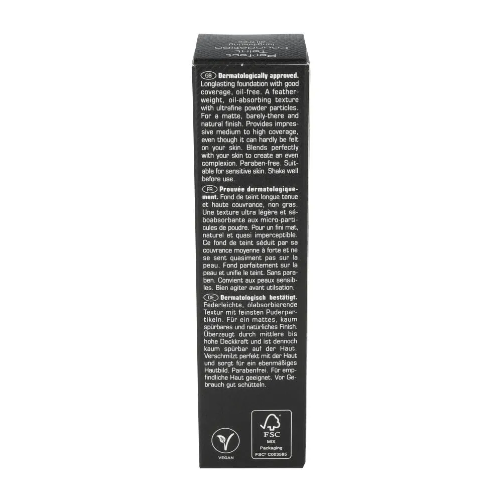 ARTDECO Perfect Teint Foundation - Natural N°35 - Lightweight Liquid Formula - Medium to Full Coverage - Without Mask-Like Effect - Conceals Imperfections - Vegan Makeup - Hyaluron - 0.67 Fl Oz