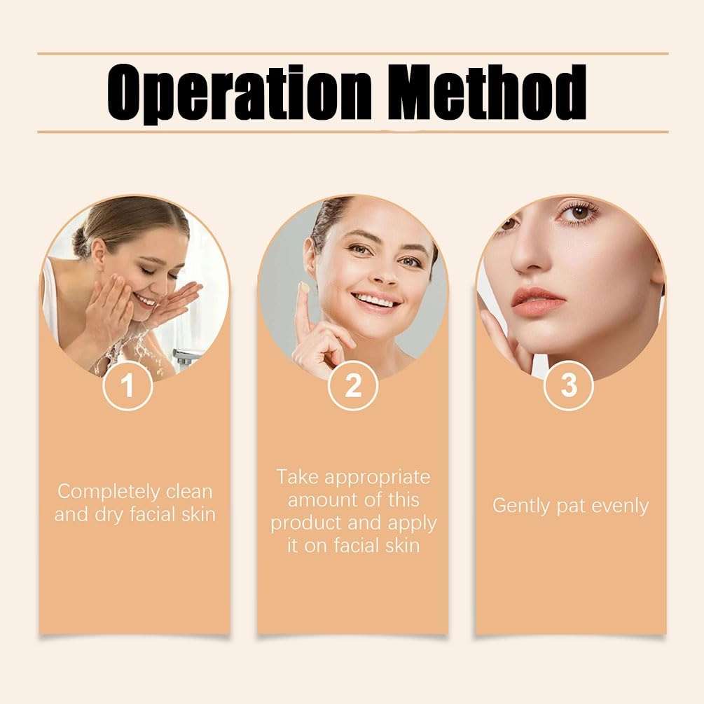 Aufortunate Foundation 4 in 1 - Light Spectrum,Hydrating Color Changing Foundation Light Spectrum,Cabindealer 4 in 1 foundation, Color Changing Foundation (White, 2pcs)