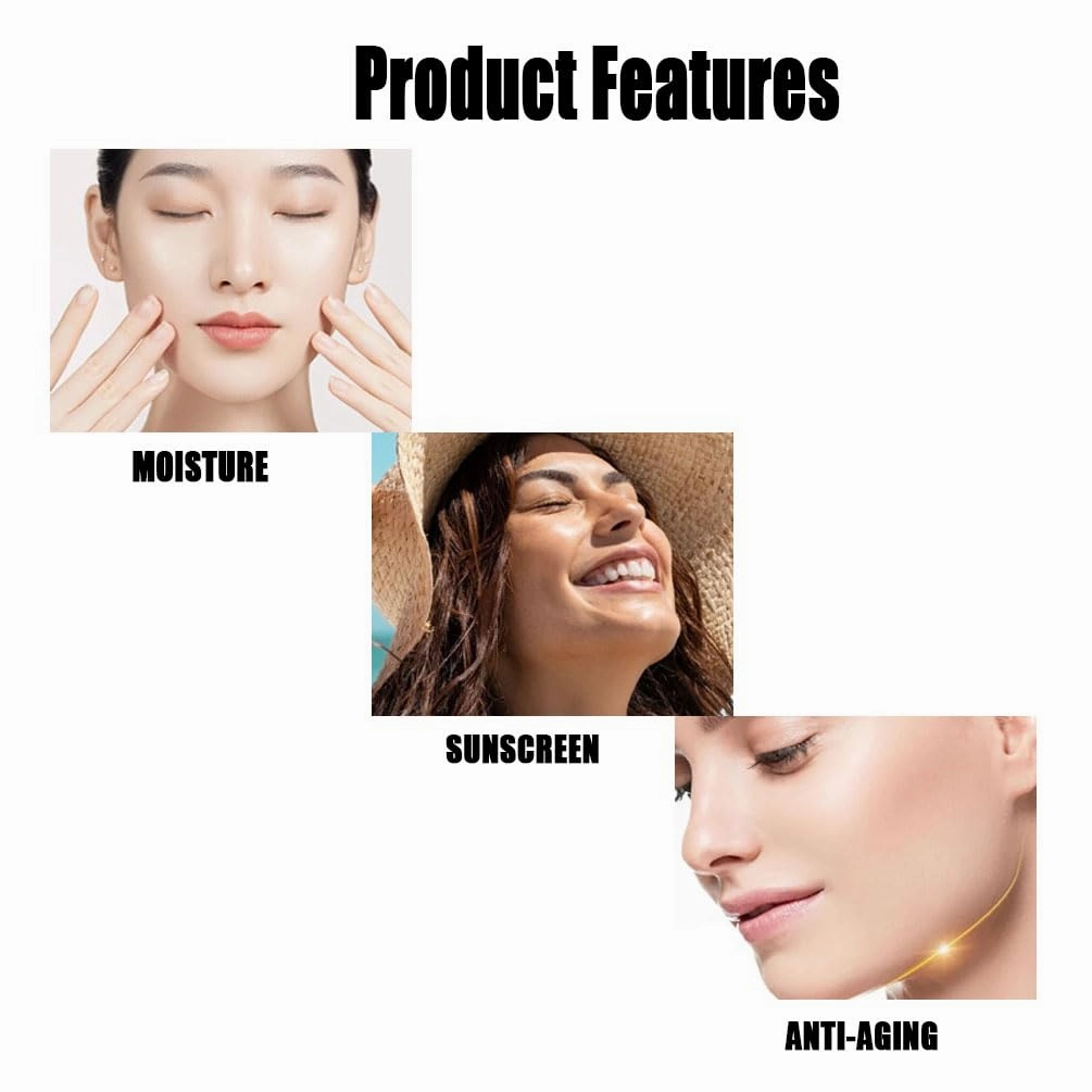 Aufortunate Foundation 4 in 1 - Light Spectrum,Hydrating Color Changing Foundation Light Spectrum,Cabindealer 4 in 1 foundation, Color Changing Foundation (White, 2pcs)