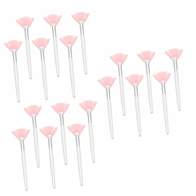 balacoo 18pcs Fan Makeup Brushes Applicators for Foundation Blush Highlighter for Blending Contouring Makeup Tools for Women Girls