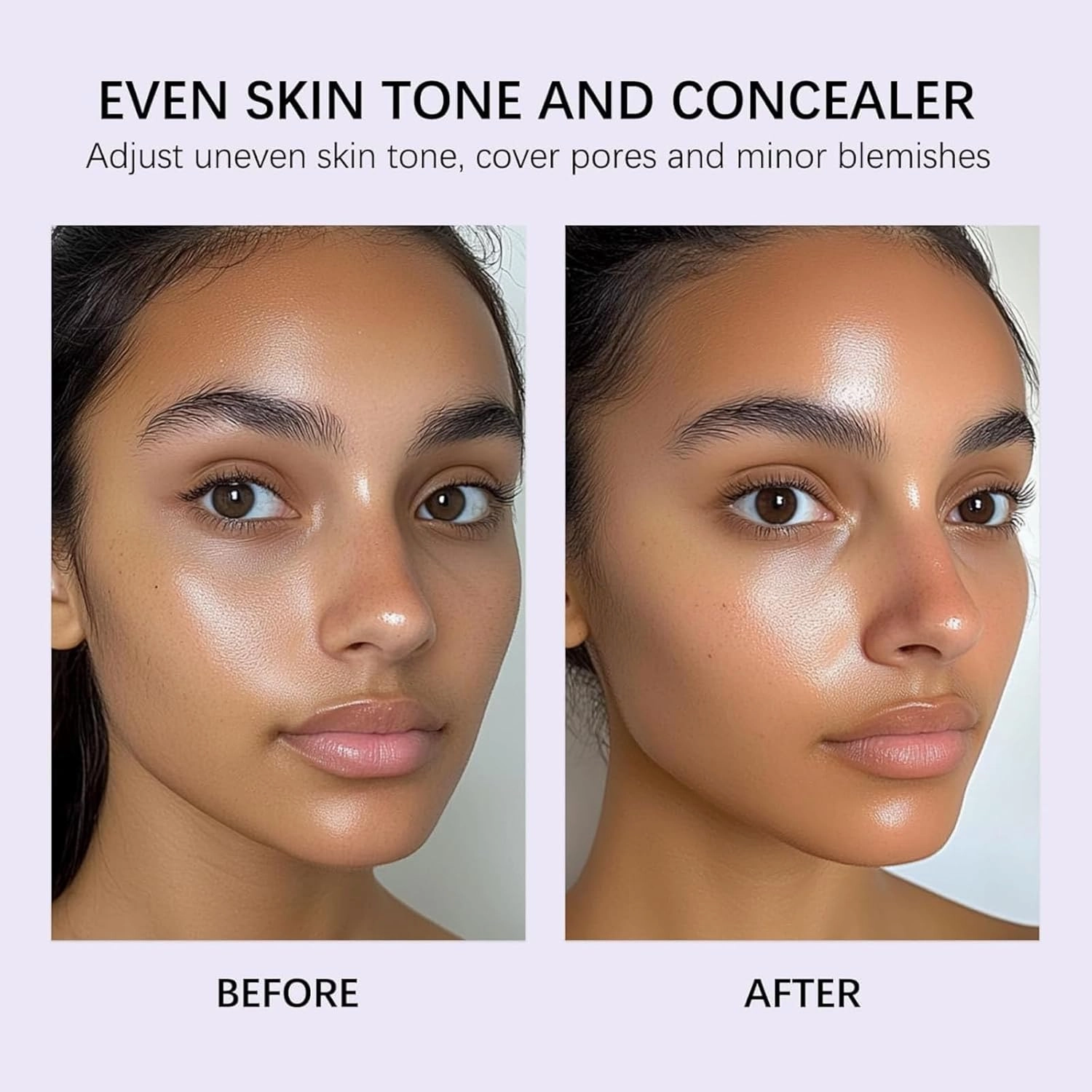 Balm Foundation for Mature Skin - Hydrating Medium Coverage Foundation Balm, Age-Defying, Vegan Formula Blurs Appearance of Fine Lines, Non-Creasing Satin Finish, All Skin Types (A-2Pcs)