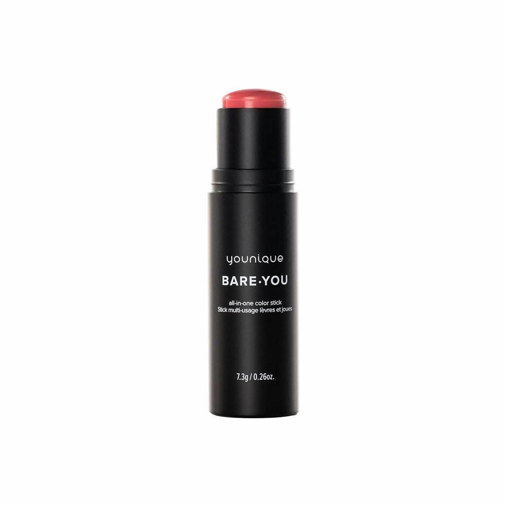 BARE·YOU all-in-one color stick (Playful Pink - a bright, cheerful pink with a dewy finish, 7.3 g)