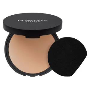 bareMinerals Barepro Skin-Perfecting Powder Foundation, Matte Pressed Powder Foundation Full Coverage with Plant-Based Squalene, Oil Control, Vegan