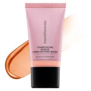 bareMinerals Complexion Rescue Highlighting Liquid Blush, Liquid Highlighter   Blush Hybrid, Buildable, Gel-Cream, Liquid Blush for Cheeks, All Day Wear, Vegan