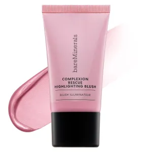 bareMinerals Complexion Rescue Highlighting Liquid Blush, Liquid Highlighter   Blush Hybrid, Buildable, Gel-Cream, Liquid Blush for Cheeks, All Day Wear, Vegan