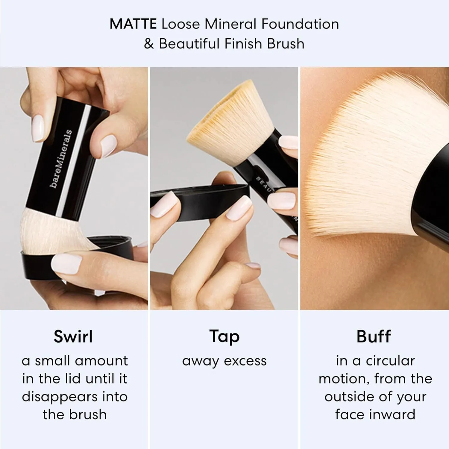 bareMinerals Original Loose Powder Foundation SPF 15, Lightweight Mineral Loose Powder Foundation Makeup, Buildable Coverage, Talc Free, Vegan
