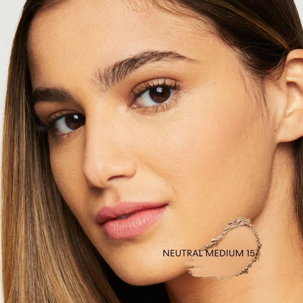 bareMinerals Original Matte Loose Mineral Foundation SPF 15, Powder Foundation Makeup, Buildable Coverage, Reduces Shine, Talc Free Foundation, Vegan