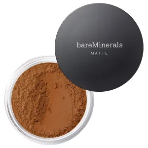 bareMinerals Original Matte Loose Mineral Foundation SPF 15, Powder Foundation Makeup, Buildable Coverage, Reduces Shine, Talc Free Foundation, Vegan