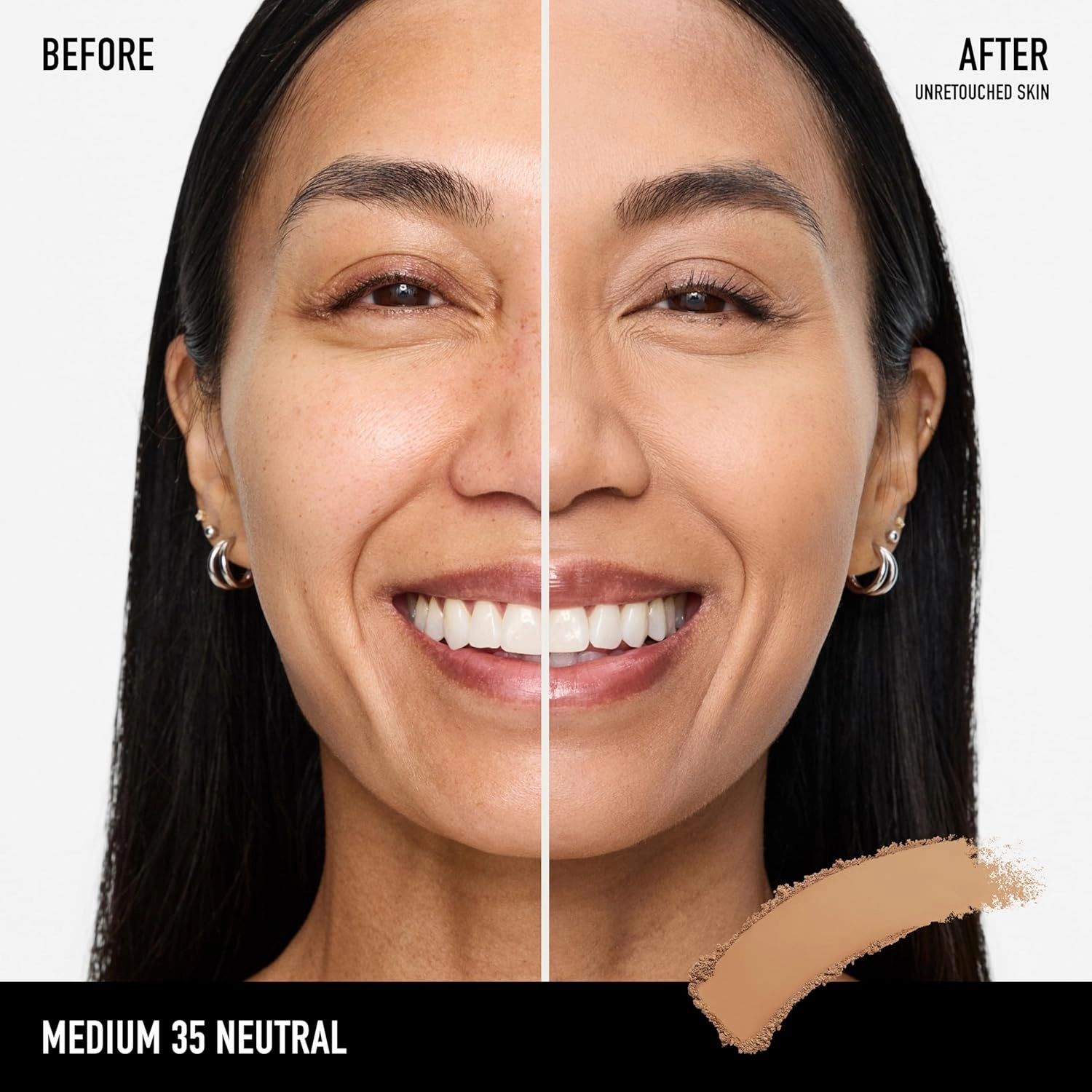 bareMinerals Barepro Skin-Perfecting Powder Foundation, Matte Pressed Powder Foundation Full Coverage with Plant-Based Squalene, Oil Control, Vegan