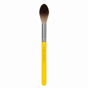 Bdellium Tools Professional Makeup Brush - Studio Series 941 Tapered Highlighting - With Soft Synthetic Fibers, For Natural Finish (Yellow, 1pc)