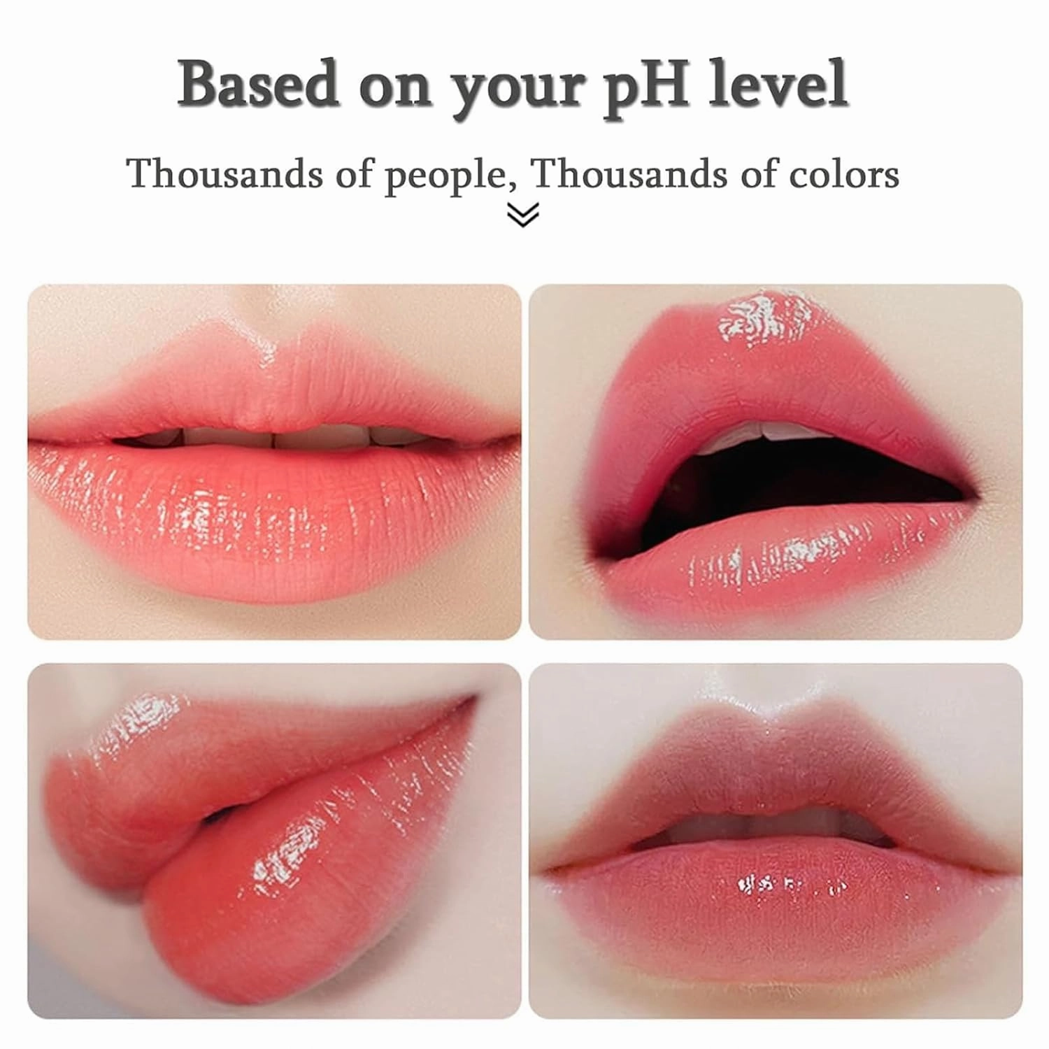 Beneficial Lip Stain, Transferproof Color Changing Lipstick,Gold Crystal Lipstick Color Changing Mood Lip Stick Long Lasting,LevoraPh Smart ColorShift Lipsticks With Gold Flakes (Yellow, 2)
