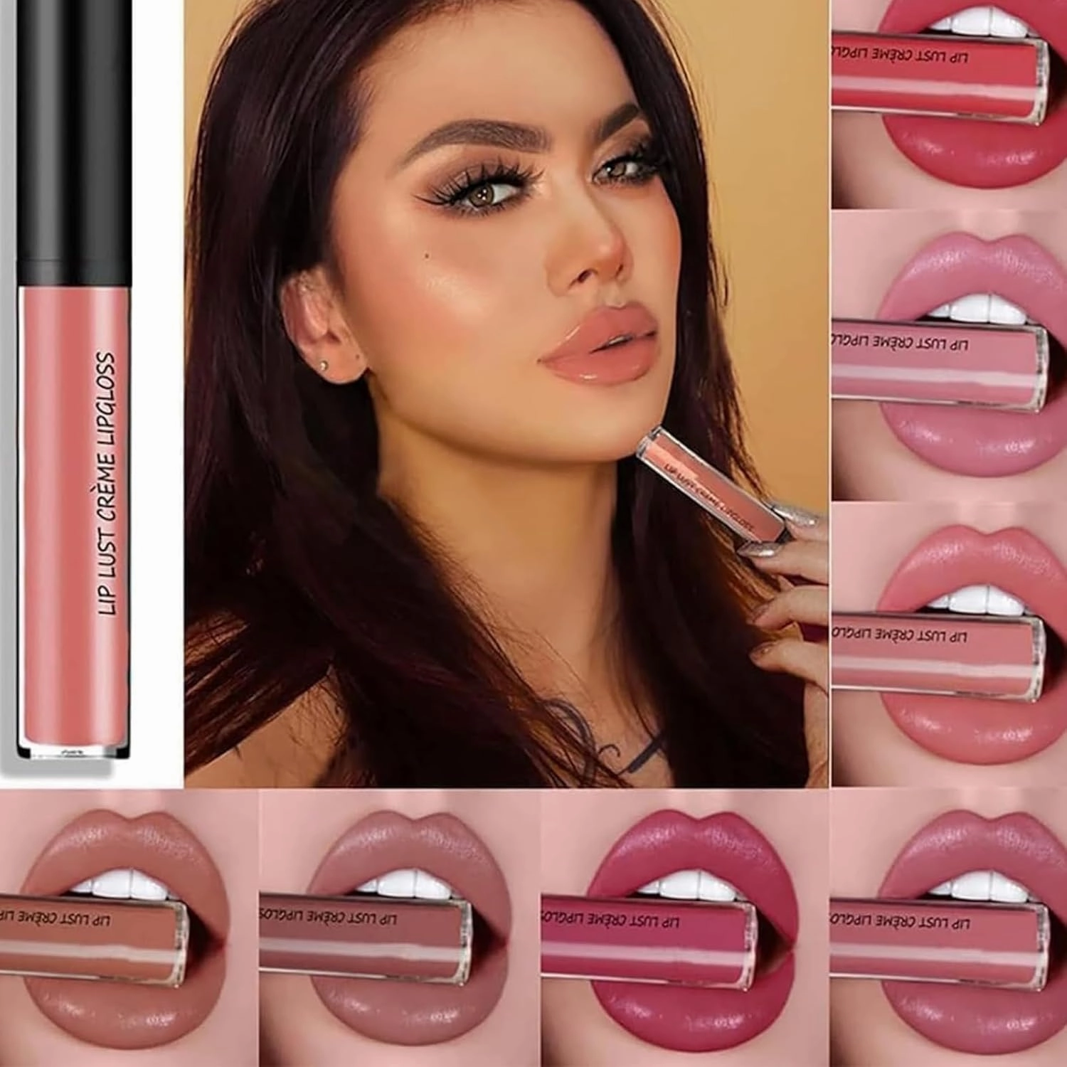 Beryse Lip Stain Oil, 2025 New 12 Colors Lassi Lips Staining Lip Oil, Long-Lasting Moisturizing Lip Oil, Smooth Application, Non-stick to Cup, Create a Natural Color (4PCS-B)