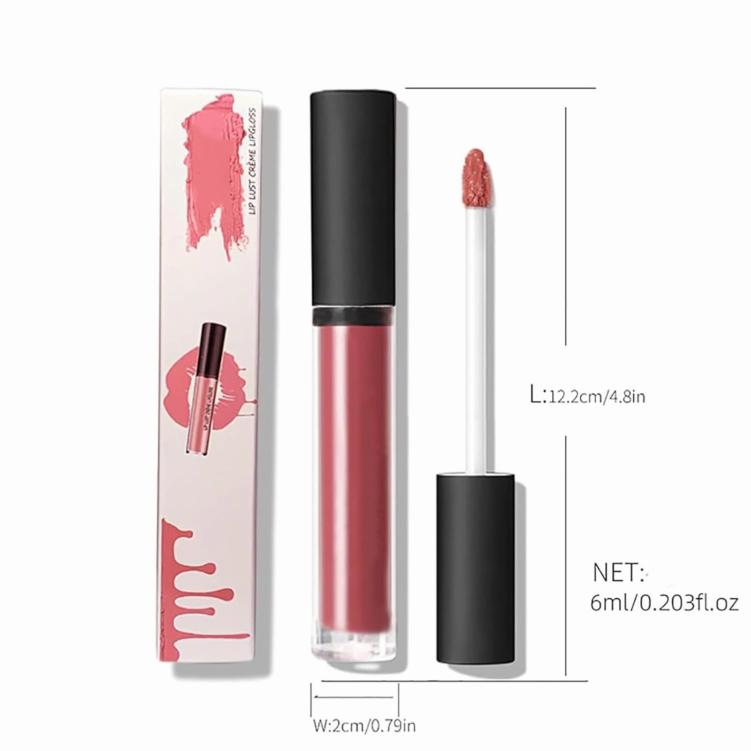 Beryse Lip Stain Oil, 2025 New 12 Colors Lassi Lips Staining Lip Oil, Long-Lasting Moisturizing Lip Oil, Smooth Application, Non-stick to Cup, Create a Natural Color (4PCS-B)